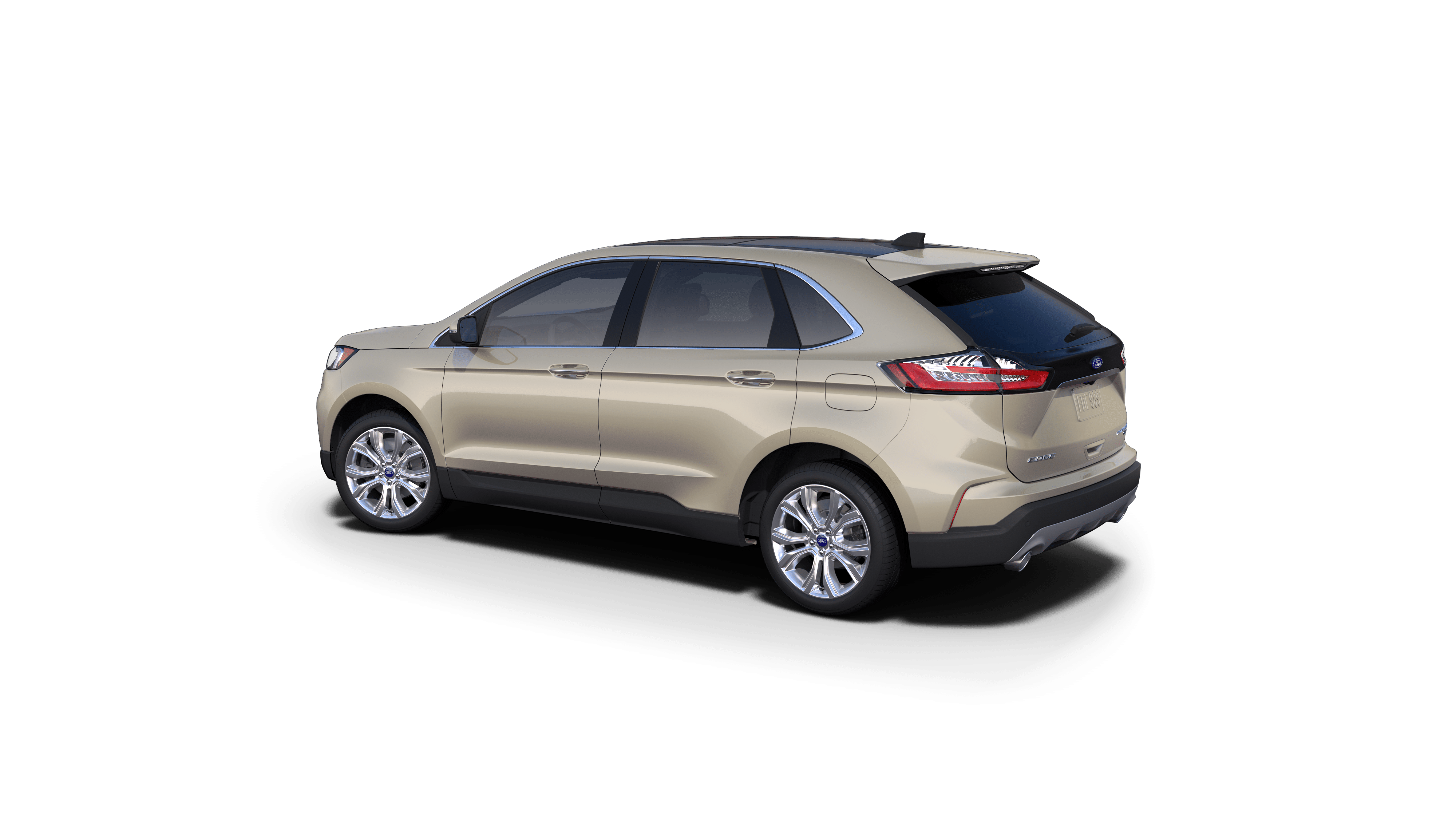 New 2020 Ford Edge Titanium AWD in Desert Gold Metallic for sale in